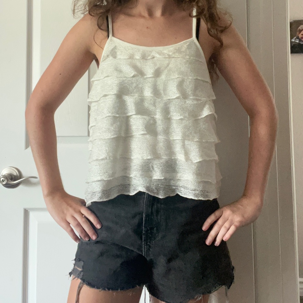 NWOT Timing Ruffle Tank Top - Picture 8 of 8